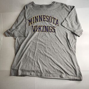 NFL Gray T-Shirt with Purple and Gold Team Lettering